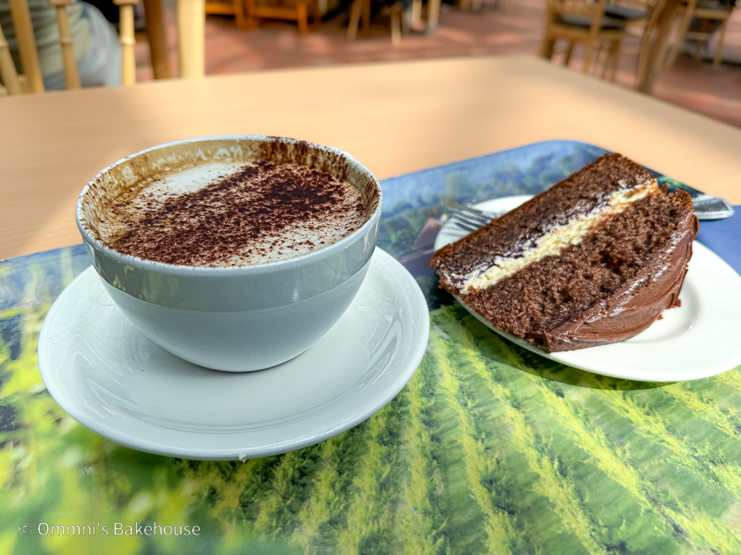 Cappucino and Chocolate Raspberry Cake