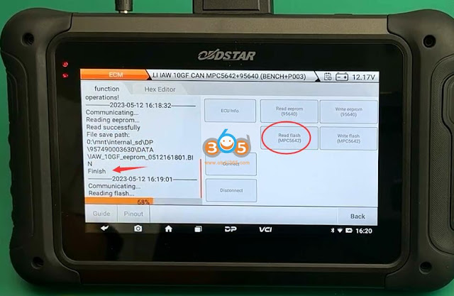 OBDSTAR DC706 Read and Write Fiat IAW 10GF ECU 14