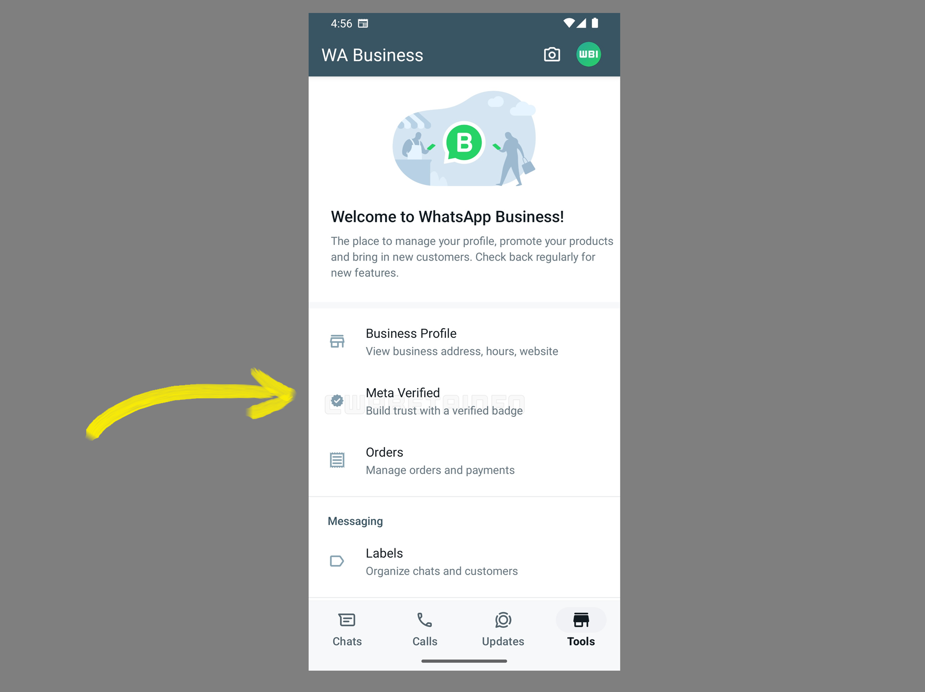 Business accounts on WhatsApp can soon subscribe to Meta Verified, obtaining a badge for enhanced trustworthiness.