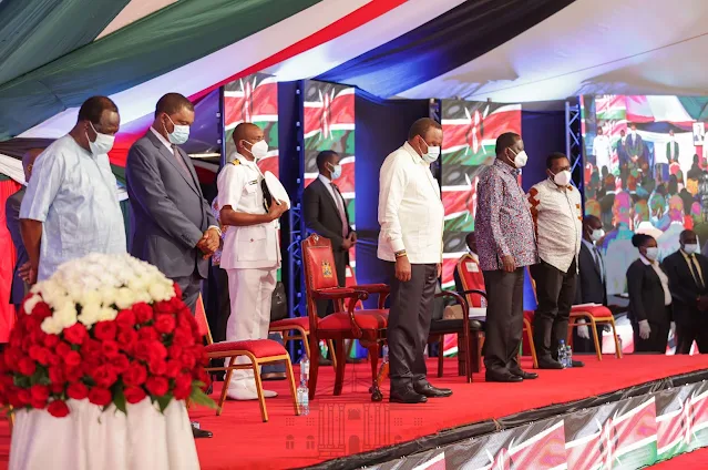 President Uhuru Kenyatta at KICC launching signature collection