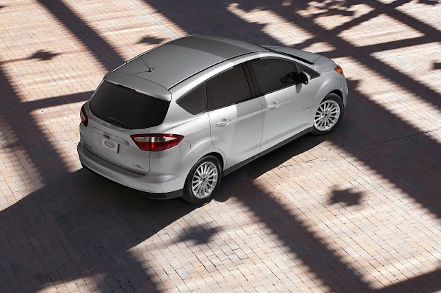 2013 ford c max hybrid rear side top view 2013 Ford C MAX Hybrid