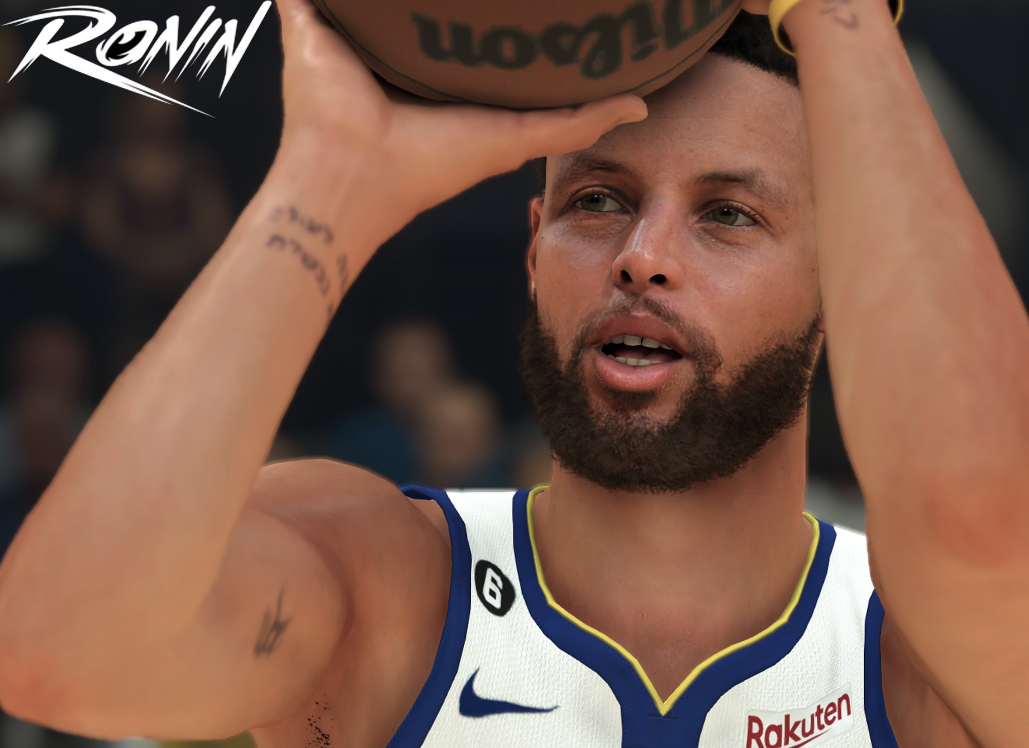 NBA 2K23 Stephen Curry Cyberface (Hairstyles & Wristbands