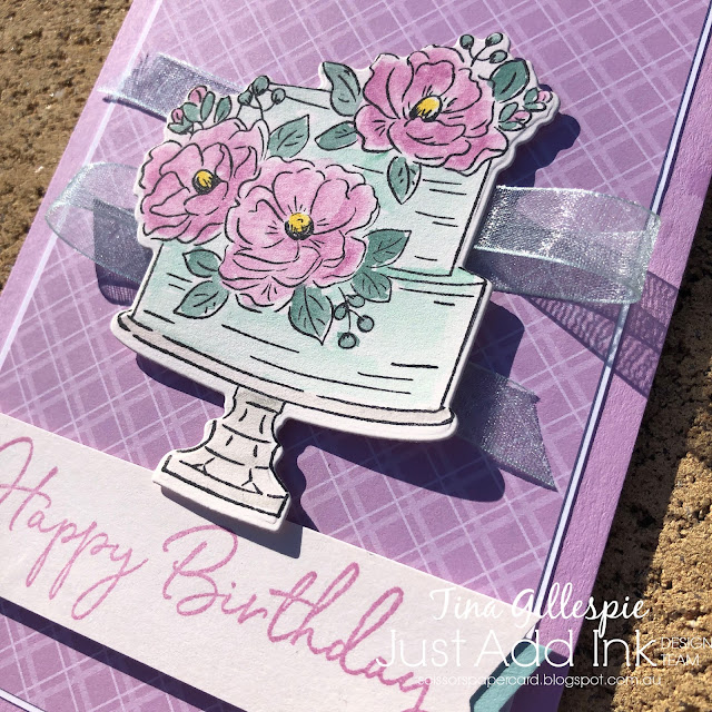 scissorspapercard, Just Add Ink, Stampin' Up! Happy Birthday To You Bundle