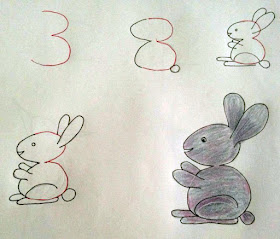 Как нарисовать животных из цифр