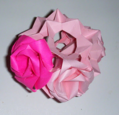 Origami Rose Kusudama