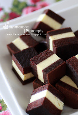 HaNa's FamiLy: Kek Lapis Kukus Cream Cheese