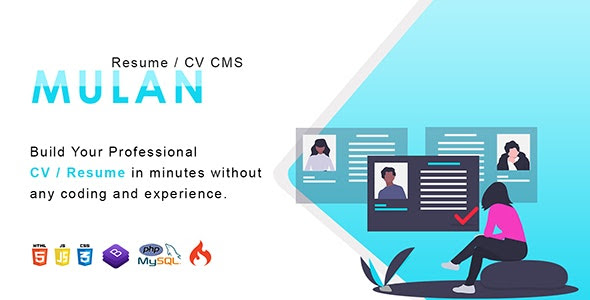 Mulan v2.3.2 – Resume / CV CMS