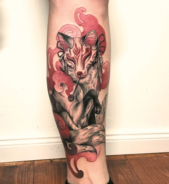 tatuagem-japonesa-raposa