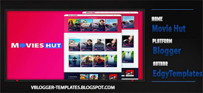 Movie Hut - Video & Magazine Blogger Template