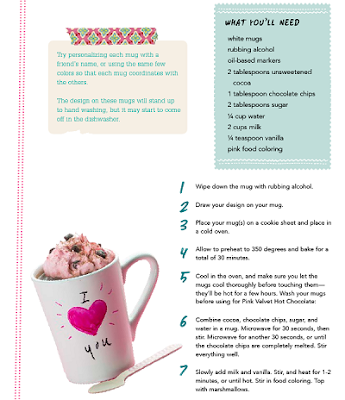 lazy crafternoon  cup project recipe