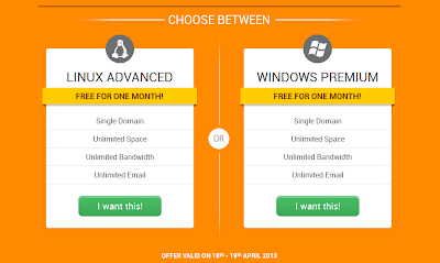 Get Free Unlimited Web Hosting From Bigrock