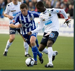 Fotboll, Allsvenskan, Gefle - Göteborg