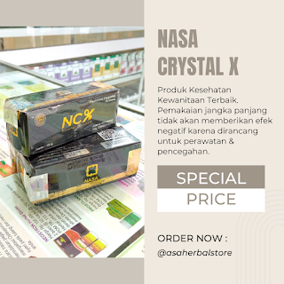 CRYSTAL-X Asli Original PT. NASA