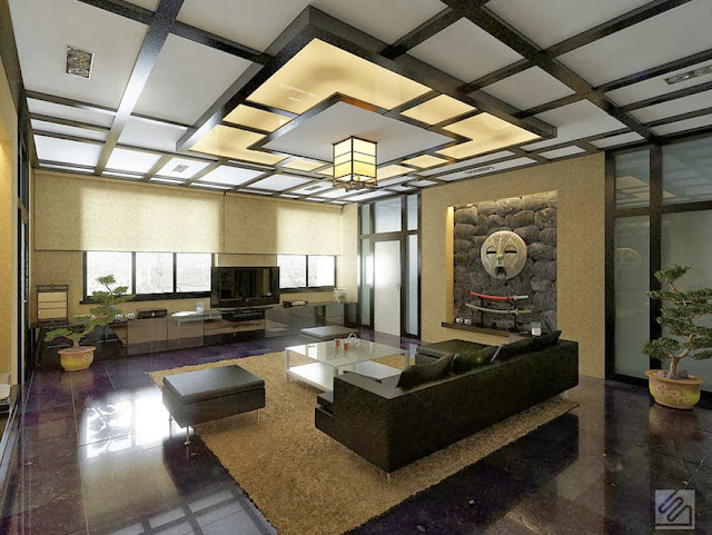  false ceiling designs in Japanese style Info 10 false ceiling designs in Japanese style - characteristics, materials, installation