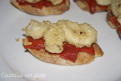 Tosta de calamares