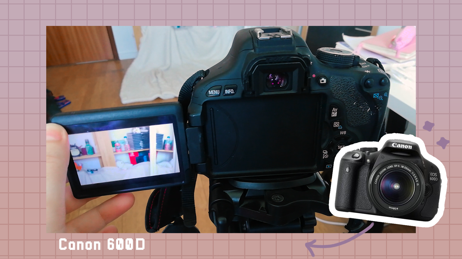 Configurações da câmara Canon 600D para gravar vídeos no Youtube.