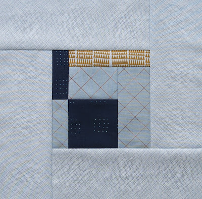 Modern sampler quilt - Block #7 - Inspired by Tula Pink City Sampler