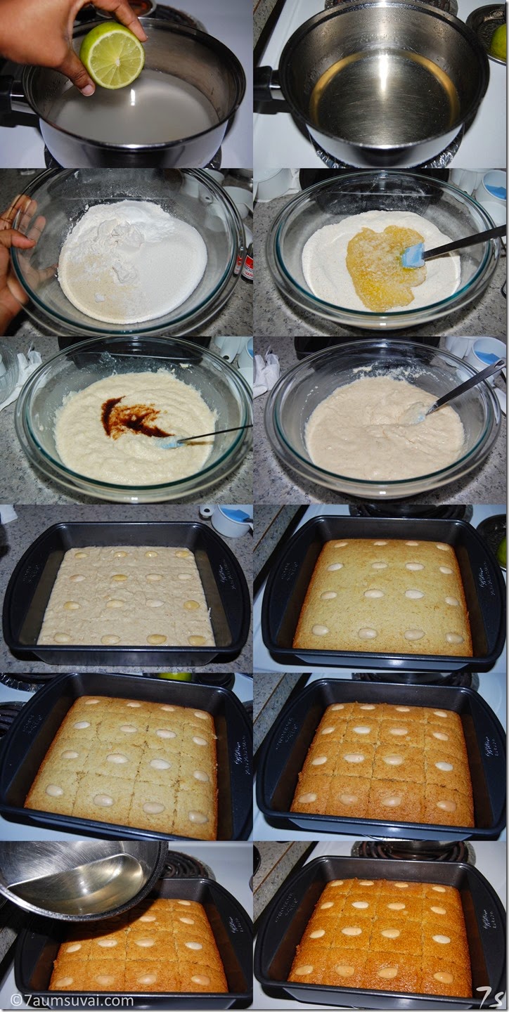Basbousa process
