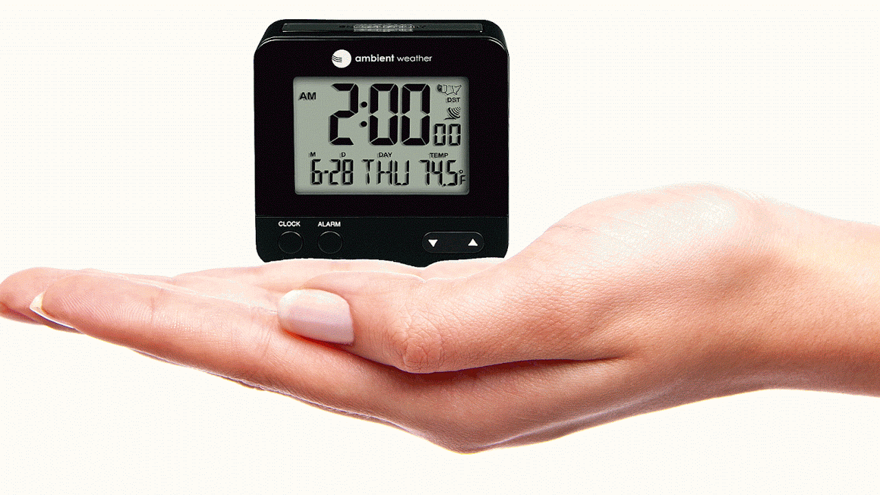 Small Travel Alarm Clock Digital