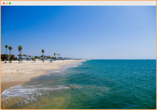 warmest beach in Los Angeles