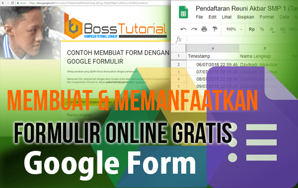 Cara Membuat dan Memanfaatkan Form Online Gratis dari Google Formulir
