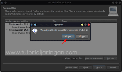 Tutorial Cara Install Appliance Firefox di GNS3