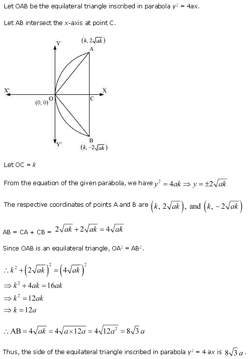 Solutions Class 11 Maths Chapter-11 (Conic Sections)Miscellaneous Exercise