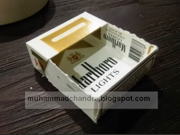 Cara Mudah Membuat Asbak  dari  Bungkus  Rokok  KREATIVITAS