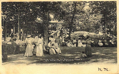 Real Estate Postcards on 1905 Postcard   In The Grove At Roton Point  So  Norwalk  Conn