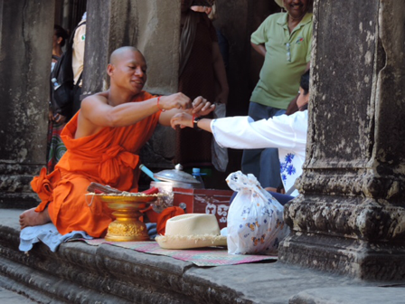 Monk in Angkor Wat