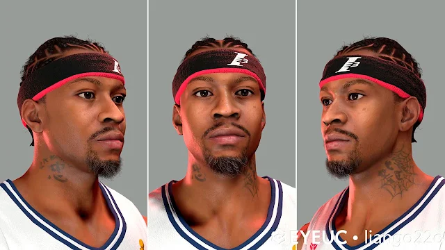 NBA 2K22 Allen Iverson Face Scan