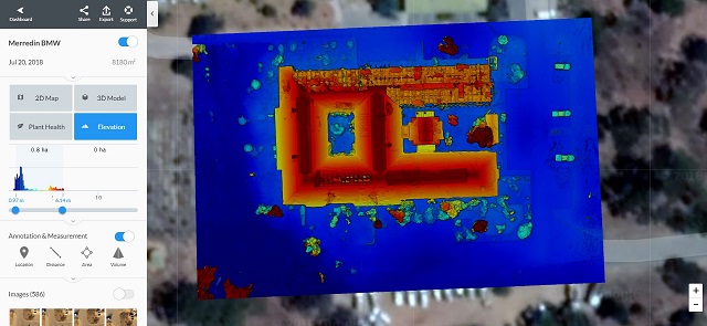 Merredin drone inspection storm damage assessment using Drone Deploy