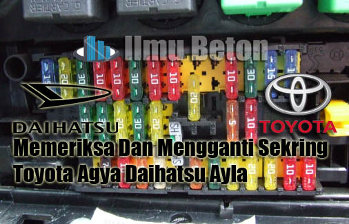 Memeriksa Dan Mengganti Sekring Toyota Agya Daihatsu Ayla