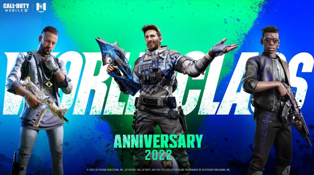 Garena Call of Duty Mobile has confirmed that Leo Messi, Neymar Jr, and Paul Pogba will be featured in the game. Yes, you heard correctly; these three outstanding, internationally renowned footballers will be there and able to shoot in the world of CODM