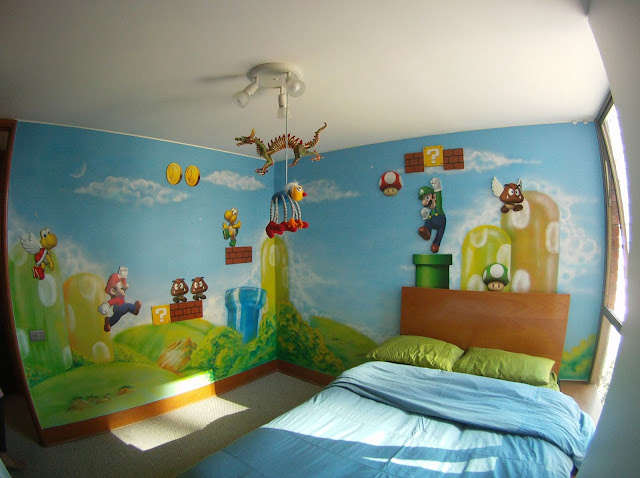Super Mario Bedroom Decor