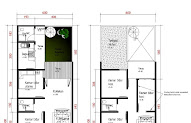 37+ Denah Rumah 3 Kamar Ukuran 7x20 Motif Minimalis