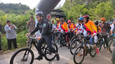 Minang Geopark Cycling 2022 Diikuti Ratusan Pesepeda dari 110 Klub