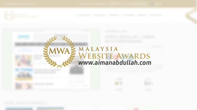 malaysia website award 2019 aimanabdullah