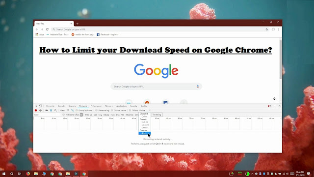How to Limit your Download Speed on Google Chrome?