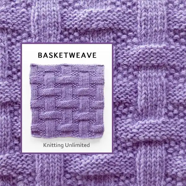 Knit Purl Square 09: Basketweave