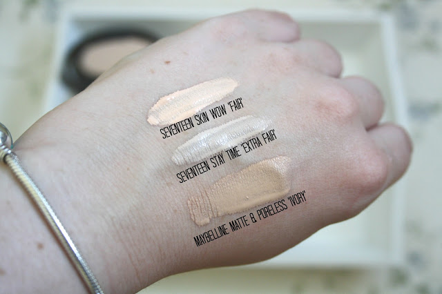 Seventeen Concealer Swatches