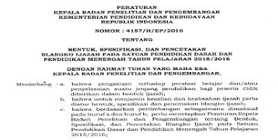 Juknis Penulisan Ijazah