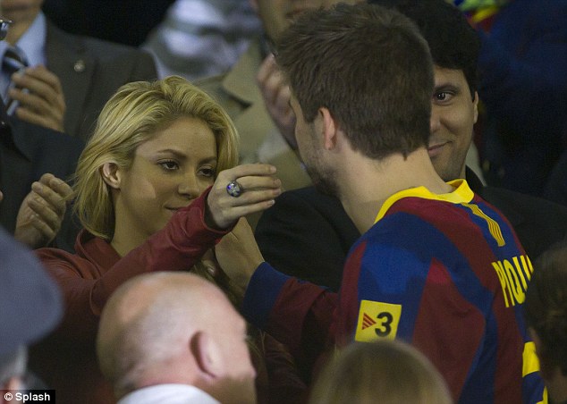 gerard pique shakira. Gerard Pique, 24 , was the