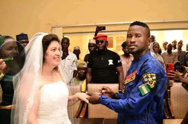 Adamawa Vigilante Marries Norwegian Lady He Met Online3