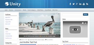 Unity Wordpress Theme