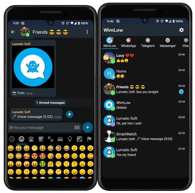 تطبيق لقراءة رسائل اصدقائك بدون ان يعلموا في جميع التطبيقات سواء الماسنجر او الواتساب او تليجرام .. رائع!