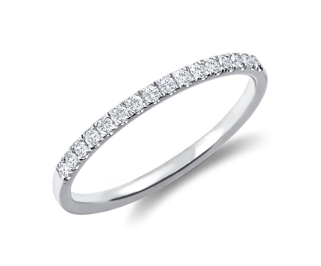 Petite Cathedral Pavé Diamond Ring