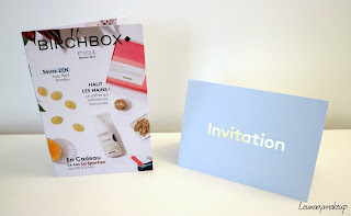 Magazine + invitation Birchbox - Janvier 2017