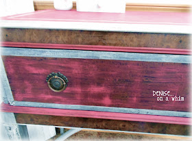 Antique Stand Redo via http://deniseonawhim.blogspot.com