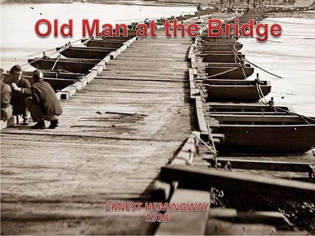 Image result for old man at the bridge